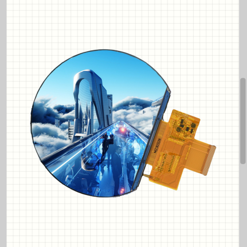 3.54-inch IPS TFT circular LCD display resolution 640*480 MIPI interface 800